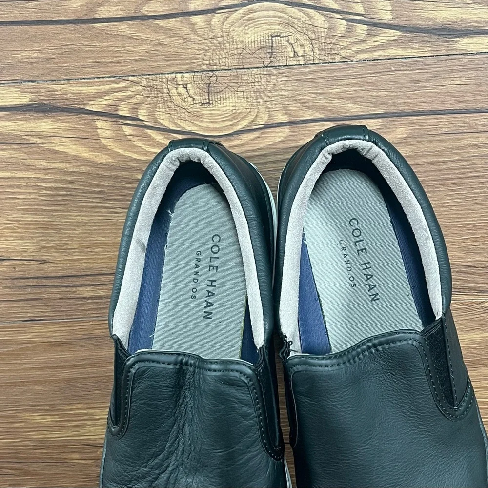 Cole Haan ‘Falmouth’ Black‎ Leather Slip-On Loafers Shoes Men’s Size 11